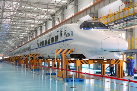 Underfloor lifting system for EMU depot